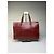 Sac structuré en cuir embossé Givenchy Vintage Burgundy Gold Bordeaux - vue 15