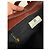 Sac structuré en cuir embossé Givenchy Vintage Burgundy Gold Bordeaux - vue 4