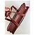 Sac structuré en cuir embossé Givenchy Vintage Burgundy Gold Bordeaux - vue 5