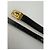 Vintage Givenchy Ledergürtel Schwarz Goldene Schnalle - Ansicht 8