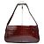 Vintage Givenchy Schultertasche aus Leder in Krokodil-Optik Burgundy Bordeaux