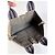 Hermès Vintage Hermes Canvas Stripe Tote Grau Schwarz Lila - Ansicht 3