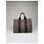 Hermès Vintage Hermes Canvas Stripe Tote Grau Schwarz Lila - Ansicht 6