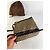 Tote Vintage Bottega Veneta Monogram Canvas Brown Beige Marrone - vista 10