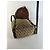 Tote Vintage Bottega Veneta Monogram Canvas Brown Beige Marrone - vista 11