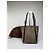 Tote Vintage Bottega Veneta Monogram Canvas Brown Beige Marrone - vista 2
