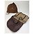 Tote Vintage Bottega Veneta Monogram Canvas Brown Beige Marrone - vista 3
