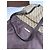 Tote Vintage Bottega Veneta Monogram Canvas Brown Beige Marrone - vista 4