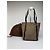 Tote Vintage Bottega Veneta Monogram Canvas Brown Beige Marrone - vista 7