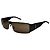 Occhiali da sole Vintage Yves Saint Laurent Logo Black Brown Gradient Nero