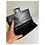 Sac bandoulière à rabat en cuir texturé avec logo Givenchy Vintage Noir - vue 3