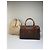 Edge Céline Vintage Celine Macadam Canvas Boston Bag Braun Gold Beige - Ansicht 14