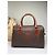 Edge Céline Vintage Celine Macadam Canvas Boston Bag Braun Gold Beige - Ansicht 5
