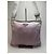 Vintage Prada Nylon Schultertasche mit Klappe Hellrosa Creme Beige - Ansicht 12