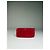 Céline Pouch con zip Vintage Celine effetto scamosciato Rosso Oro - vista 10