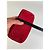 Céline Pouch con zip Vintage Celine effetto scamosciato Rosso Oro - vista 8