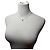 Collana Vintage Courreges Effetto Opale Blu Tono Oro D'oro
