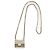 Collana Chanel in perle e catena con mini charm borsa Nero Bianco D'oro - vista 2