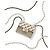 Collana Chanel in perle e catena con mini charm borsa Nero Bianco D'oro - vista 3
