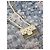 Collana Chanel in perle e catena con mini charm borsa Nero Bianco D'oro - vista 5