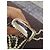 Collana Chanel in perle e catena con mini charm borsa Nero Bianco D'oro - vista 7