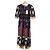 Ba&Sh Maxikleid mit geometrischem Print Weiß Rot Blau