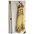 Autre Marque Vestido maxi de seda Jovani con cuello halter y adornos Castaño Blanco Amarillo - vista 5