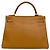 Hermès Borsa HERMES Kelly 32 in pelle Courchevel Marrone - vista 3