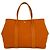 Hermès Borsa Hermes Garden Party MM in Orange Arancione