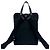 Saffiano Mochila Prada de nailon Tessuto con logotipo triangular metálico Negro - vista 3