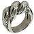 Hermès Hermes Torsade Band Ring Silber