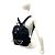 Prada Triangle Logo Hardware Nylon Leather Backpack Black - view 2