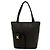 Céline Bolso Tote de cuero Celine Macadam Blazon Triomphe Pattern Castaño Negro