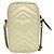 Borsa a tracolla mini/pouch Gucci GG Marmont in pelle con logo e catena Bianco - vista 2