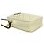 Borsa a tracolla mini/pouch Gucci GG Marmont in pelle con logo e catena Bianco - vista 6