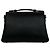 GUCCI Schultertasche aus Leder mit Interlocking G Hardware Schwarz - Ansicht 3