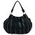 Borsa Tote a Spalla Prada in Pelle Nera e Nylon Nero - vista 3