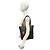 Céline CELINE Vintage Macadam Muster Tote Bag mit Triomphe Logo Braun - Ansicht 2