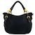 Tote Borsa in nylon Tessuto e pelle con logo Prada Nero - vista 3