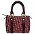 Borsa Mini Boston Christian Dior Rosso Bordò