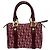 Borsa Mini Boston Christian Dior Rosso Bordò - vista 3