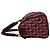 Borsa Mini Boston Christian Dior Rosso Bordò - vista 5