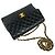 Timeless Borsa a tracolla Chanel Matelassé Coco Mark in pelle di agnello Nero - vista 4