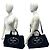 Tote Sac à épaule Prada Canapa en toile avec logo triangle métallique Noir - vue 2