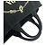 Tote Sac à épaule Prada Canapa en toile avec logo triangle métallique Noir - vue 4