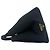 Tote Sac à épaule Prada Canapa en toile avec logo triangle métallique Noir - vue 5