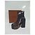 Botines Coach de plataforma y tacón ancho Castaño Negro Metálico - vista 5