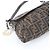 Fendi Zucca 8BR445 Schultertasche aus Leder Braun - Ansicht 5