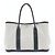 Hermès Hermes Garden Party PM Leder Tote Bag Schwarz Beige