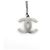 Collana Chanel Argento con logo Coco Mark - vista 2